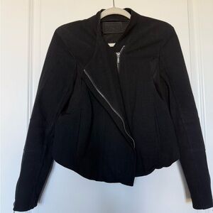Blank NYC Women's Black Asymmetrical Jacket